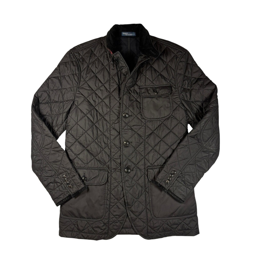 Polo Ralph Lauren Quilted‎ Field Jacket Mens 42L Black